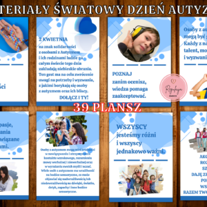 Światowy Dzień Świadomości Autyzmu - gazetka do wydruku