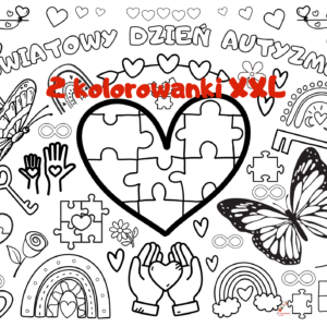 Światowy Dzień Autyzmu - 2 plakaty XXL